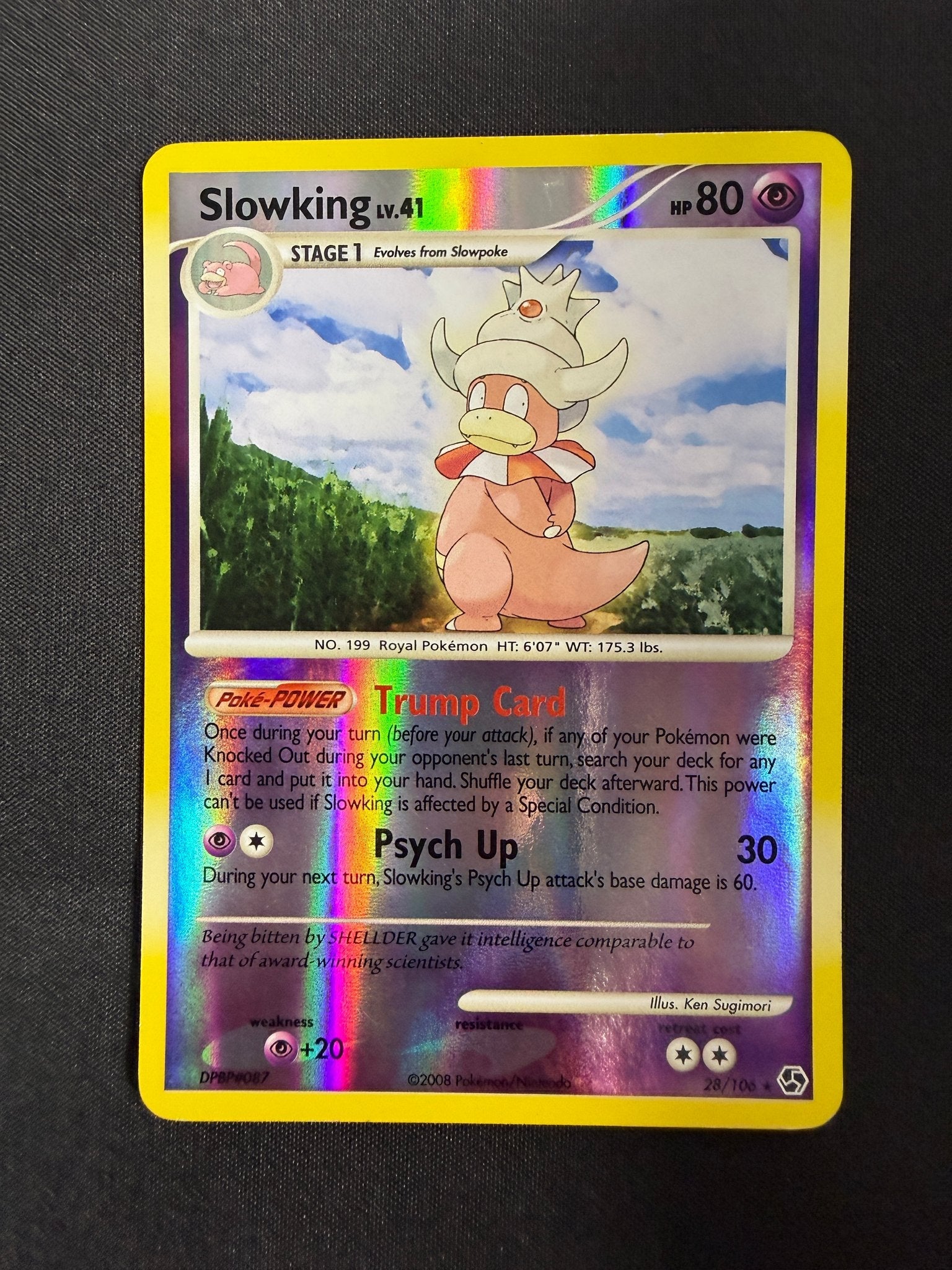 2008 Slowking Great Encounters Reverse Holo 28/106 front