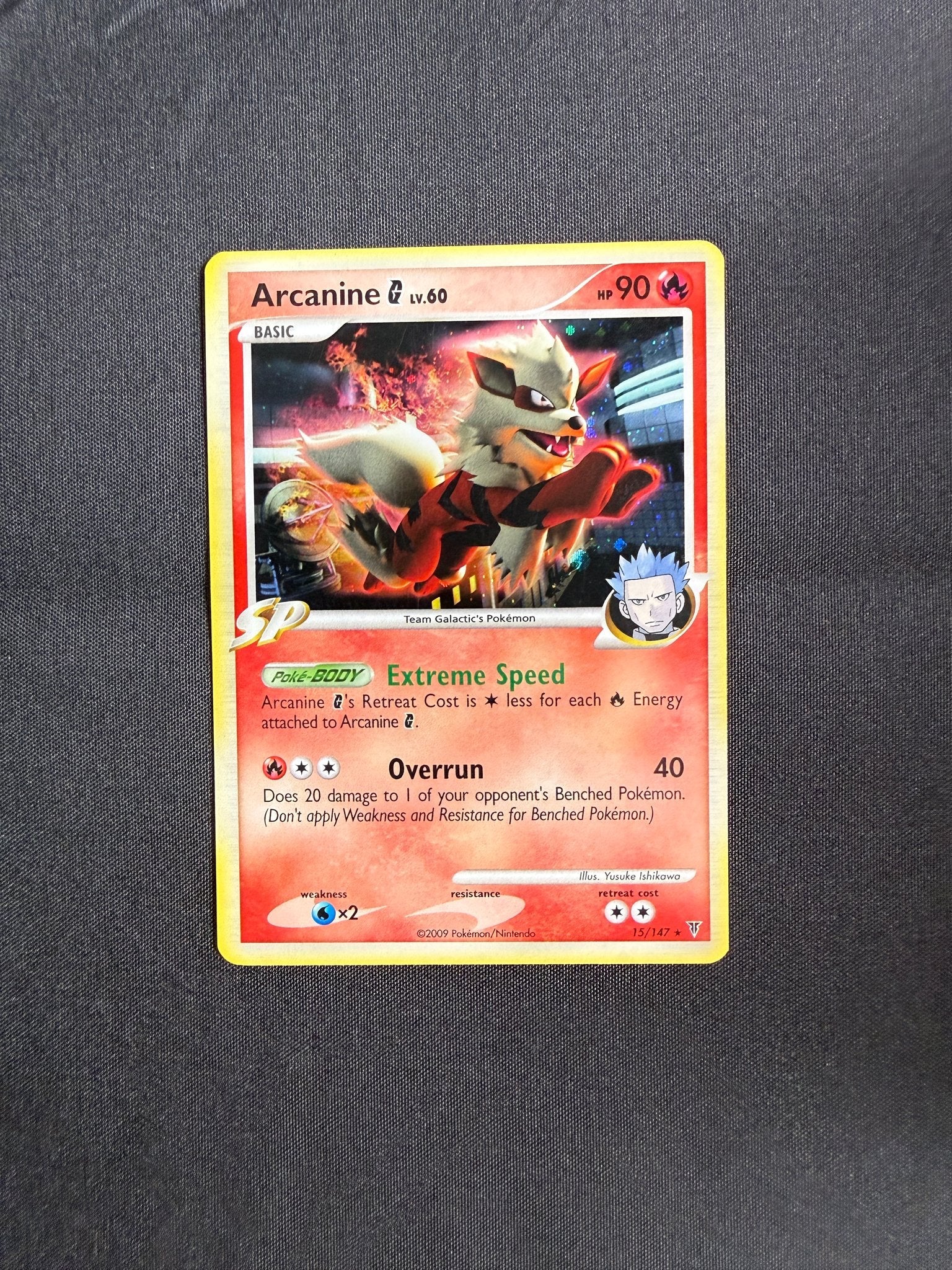 2009 Arcanine G Supreme Victors Holo 15/147 front