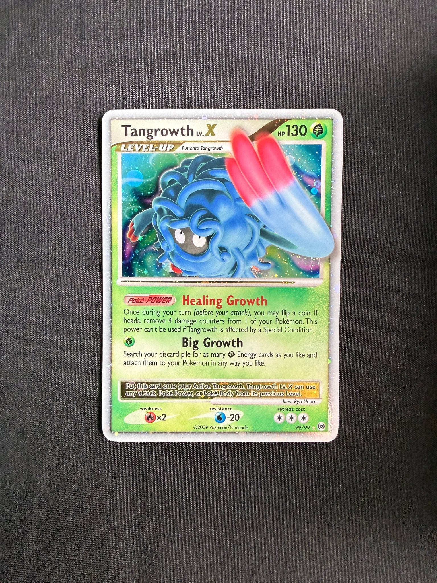 2009 Tangrowth LV.X Platinum Arceus Holo 99/99 front