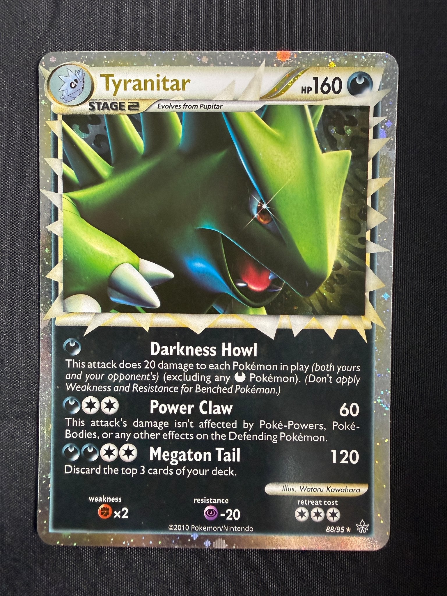 2010 Tyranitar Prime Unleashed Holo 88/95 front