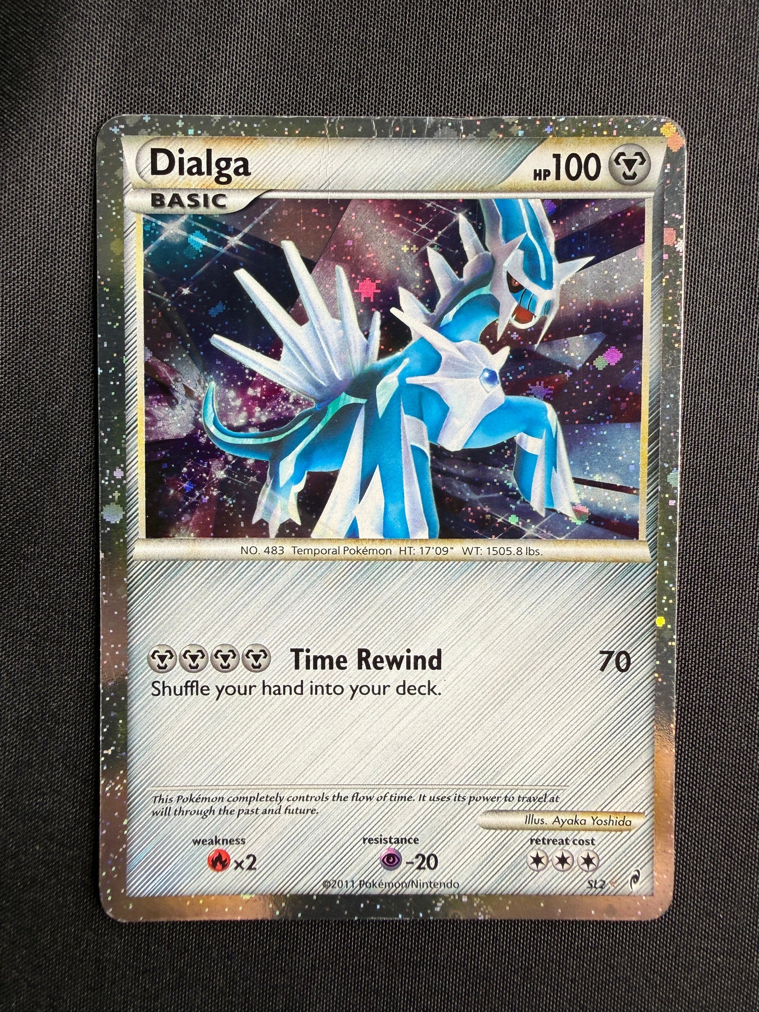 2011 Dialga Call of Legends Holo SL2 front