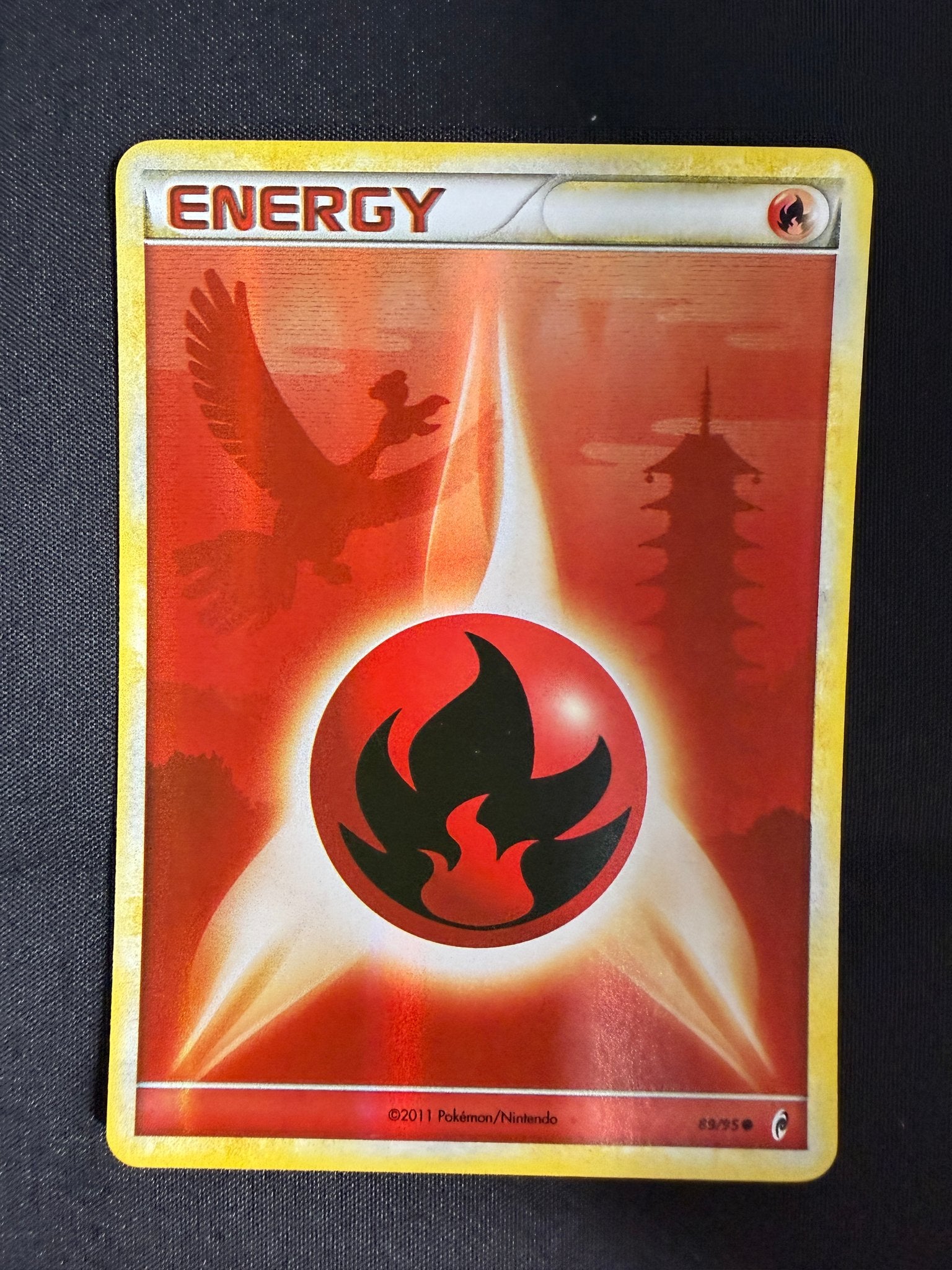 2011 Fire Energy Call of Legends Reverse Holo 89/95 front