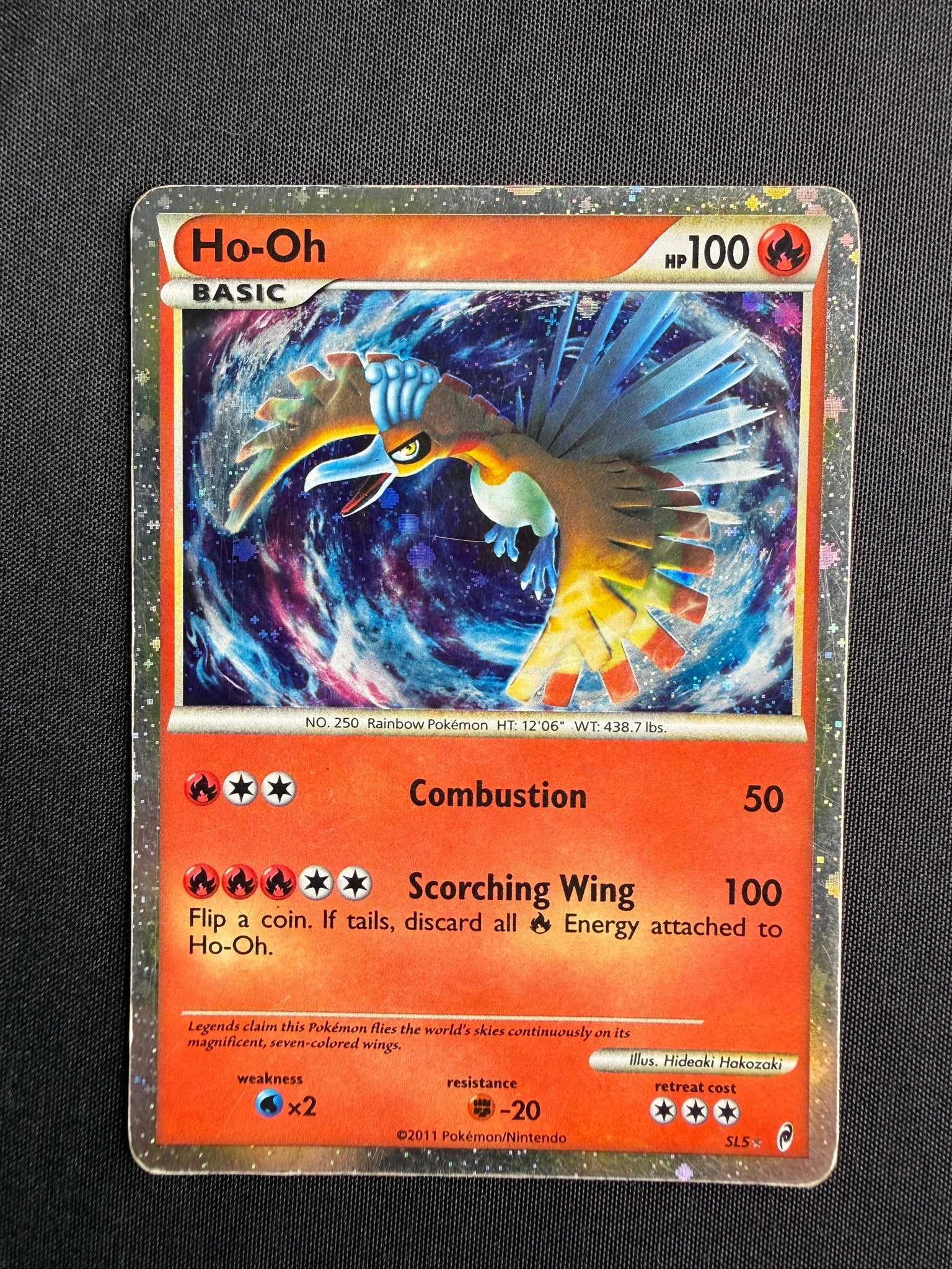 2011 Ho-Oh Call of Legends Holo SL5 front