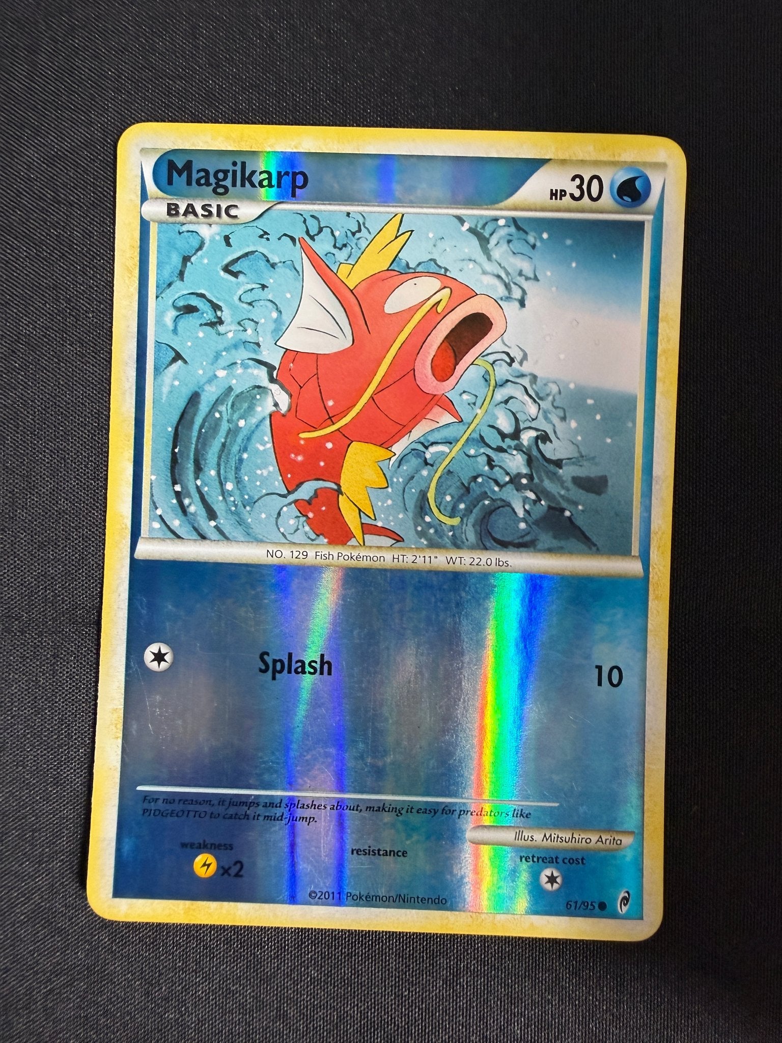 2011 Magikarp Call of Legends Reverse Holo 61/95 front