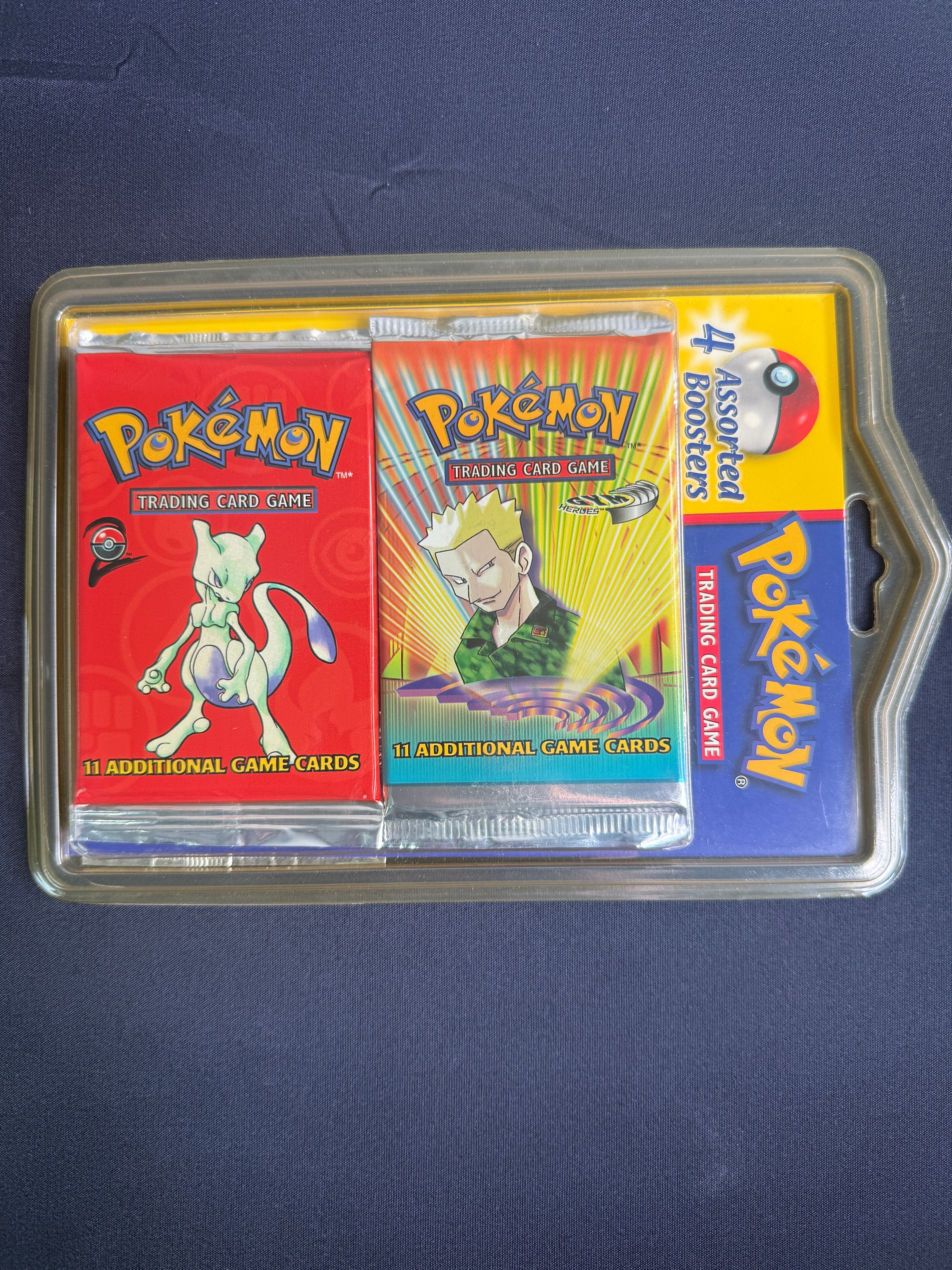 2000 Pokemon 4 pack blister