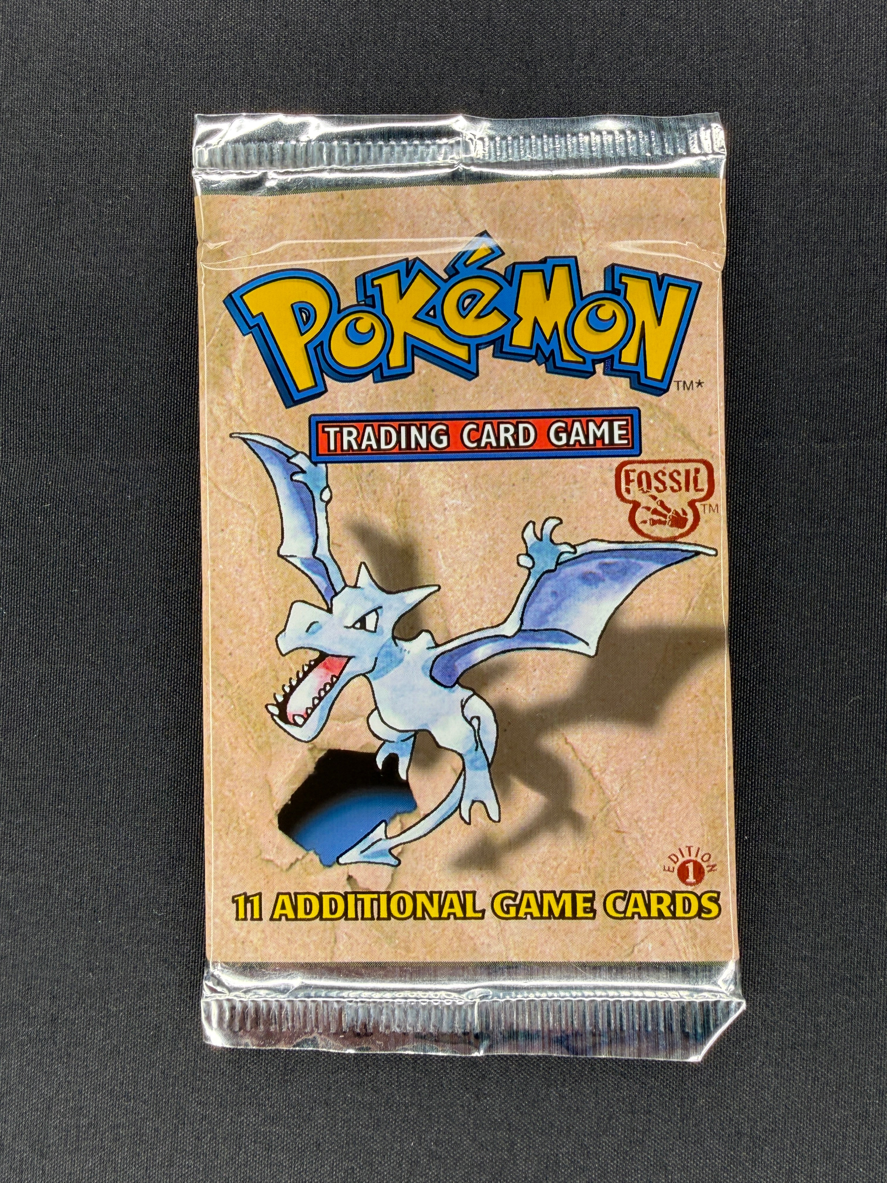 1999 Pokemon fossil 1st edition booster pack
